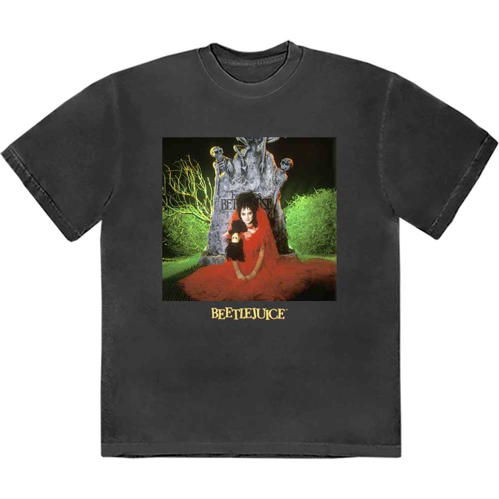 Beetlejuice - Lydia Grave Tshirt Homme - Noir